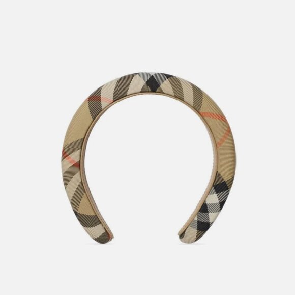Burberry Check Headband Hairband Accessory Fashion New - Picture 1 of 4